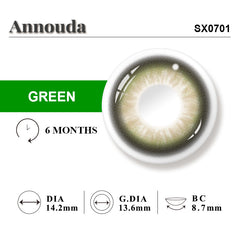 Annouda Contact Lens Aurora Blush Pink – Dreamy Radiant Glow & 6-Month Natural Comfort